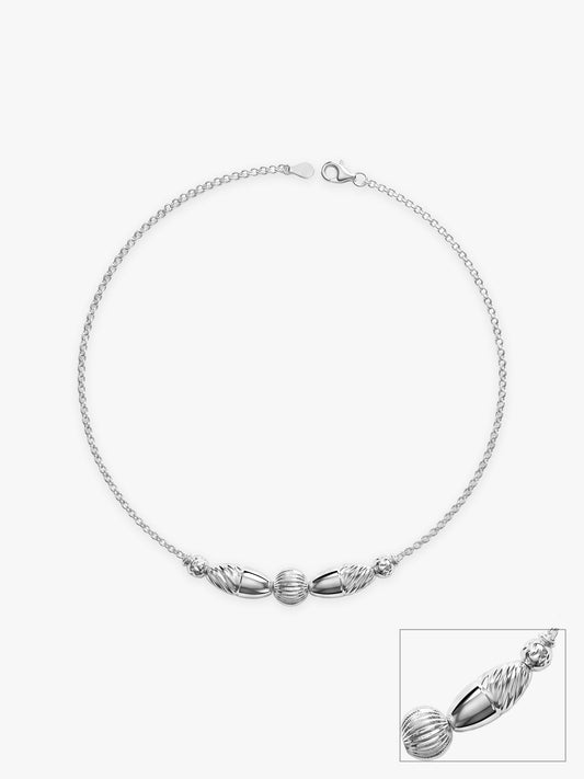 Silver Rockabye Anklet