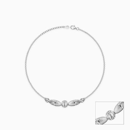Silver Rockabye Anklet