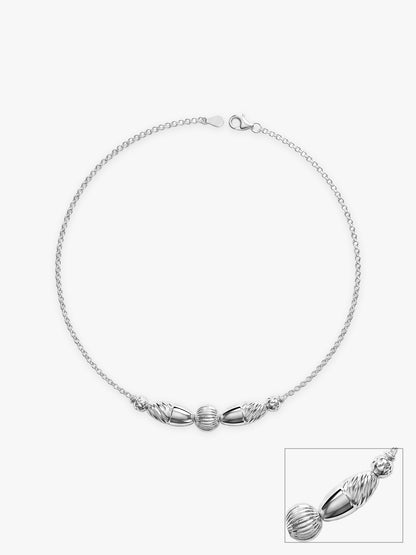Silver Rockabye Anklet