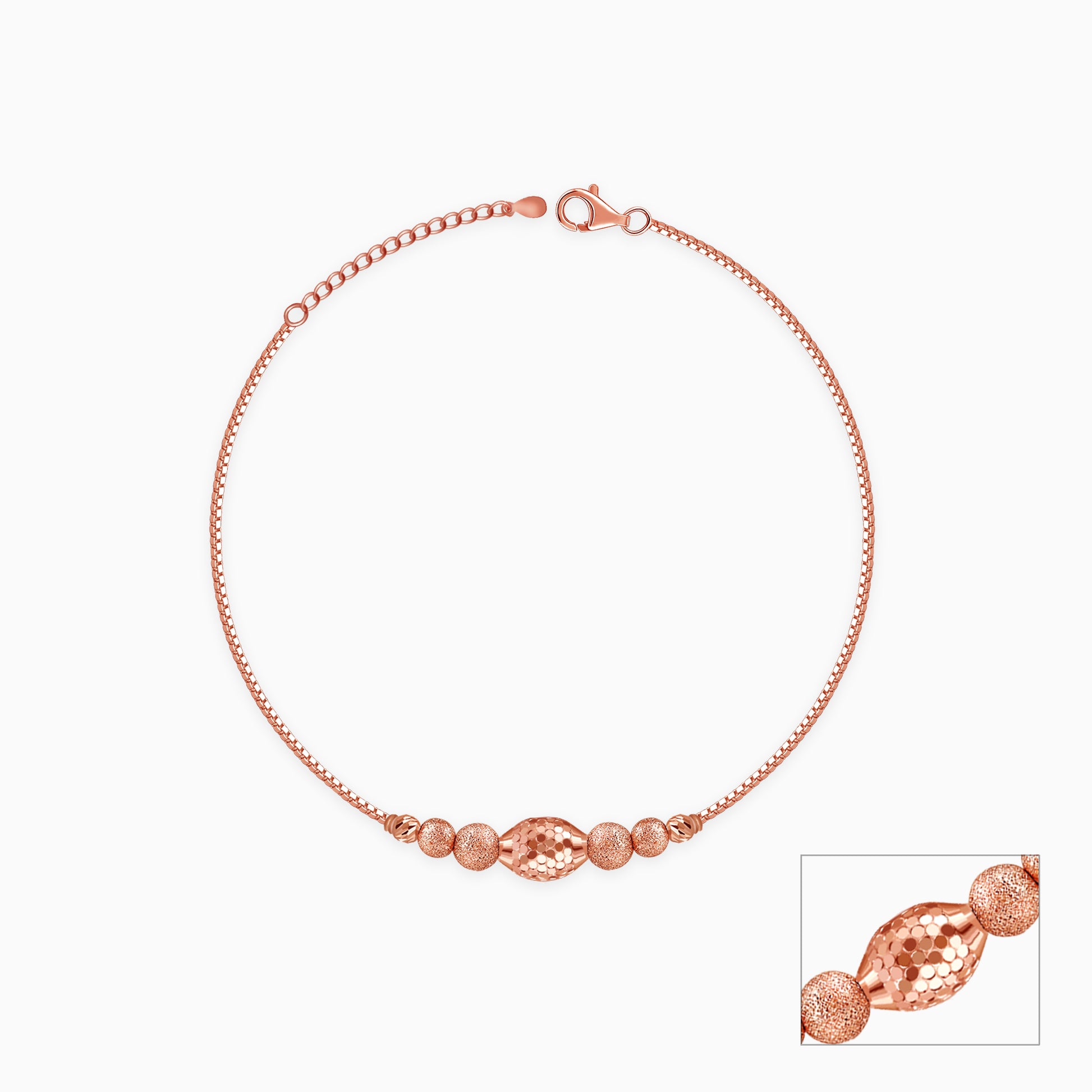 Rose Gold Havana Anklet