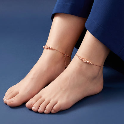 Rose Gold Havana Anklet