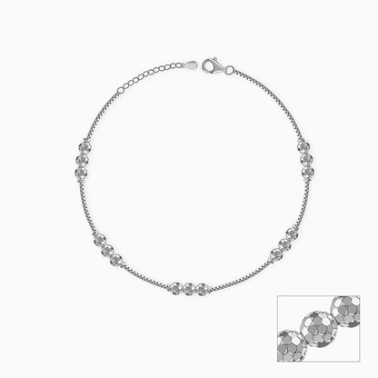 Silver Havana Anklet