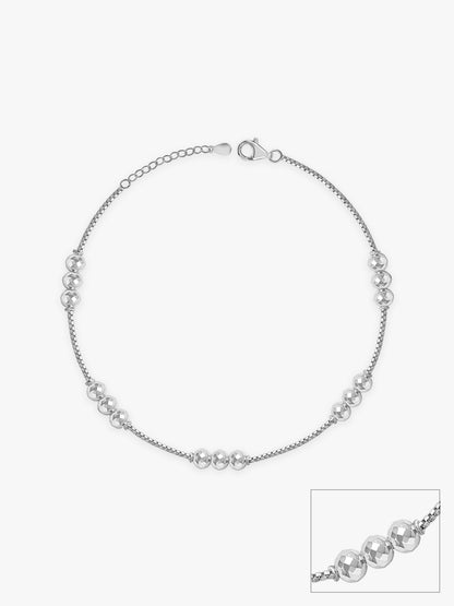 Silver Havana Anklet