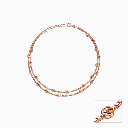 Rose Gold Bling Bling Anklet