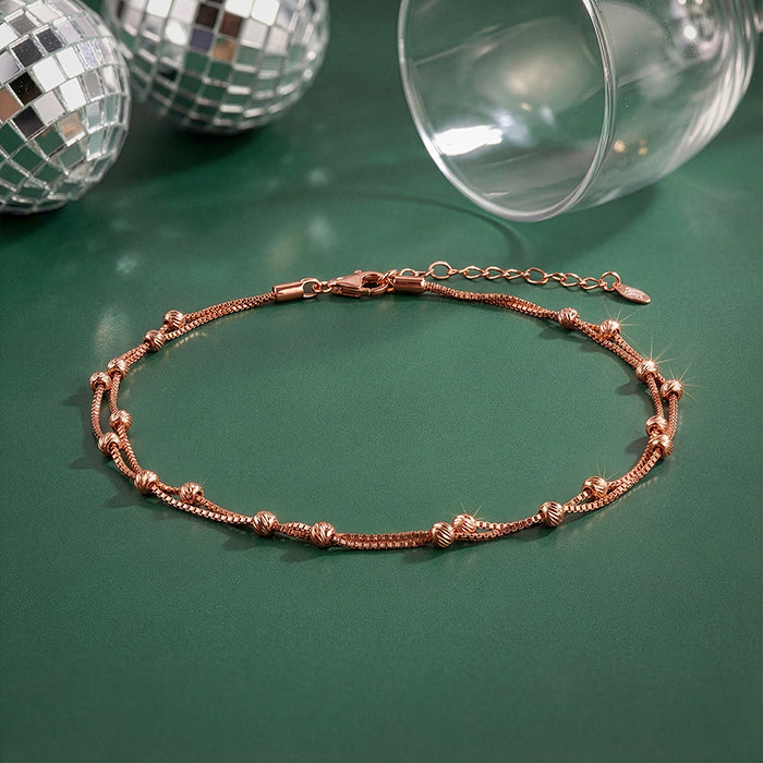 Rose Gold Bling Bling Anklet