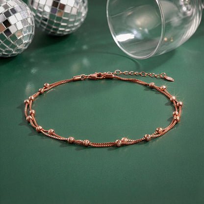Rose Gold Bling Bling Anklet