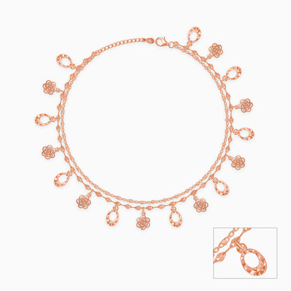 Rose Gold Thriller Anklet