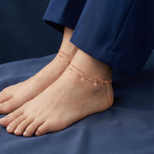 Rose Gold Thriller Anklet