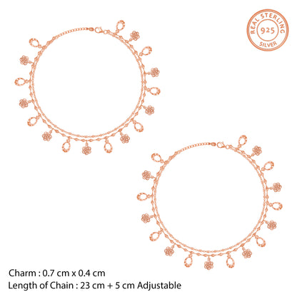 Rose Gold Thriller Anklet