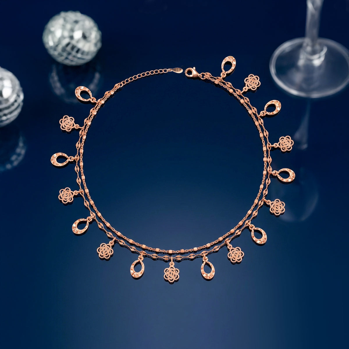 Rose Gold Thriller Anklet