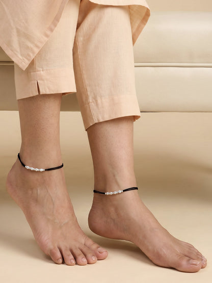 Silver Dazzling Anklet