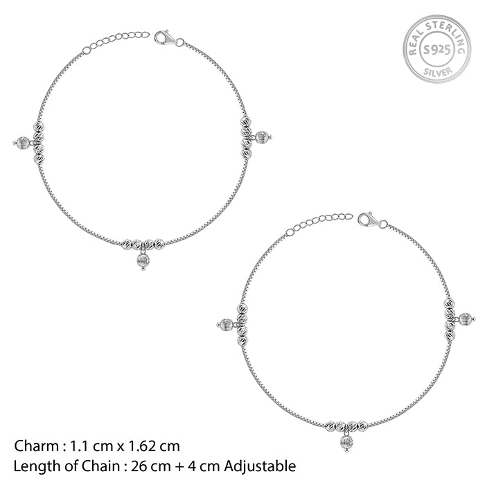 Silver Stellar Anklet
