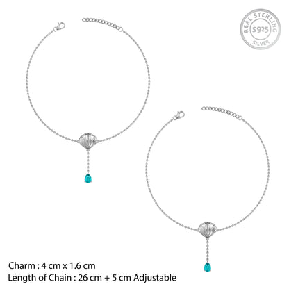 Silver Themis Anklet