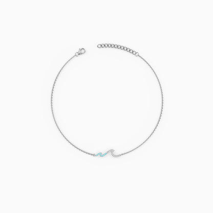 Silver Nike Anklet