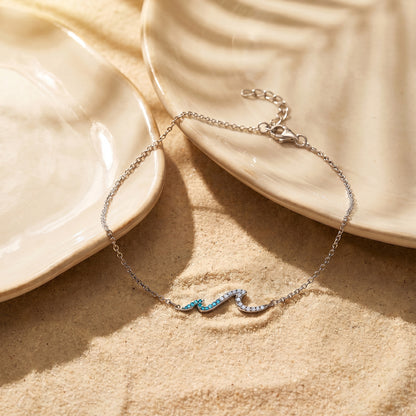 Silver Nike Anklet