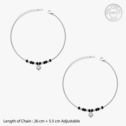 Silver Carolina Anklet