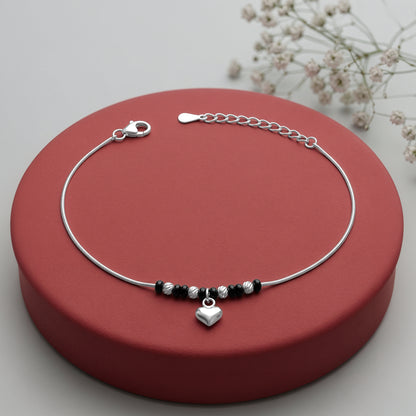Silver Carolina Anklet