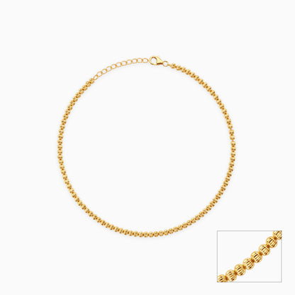 Golden Celeste Line Chain Anklet