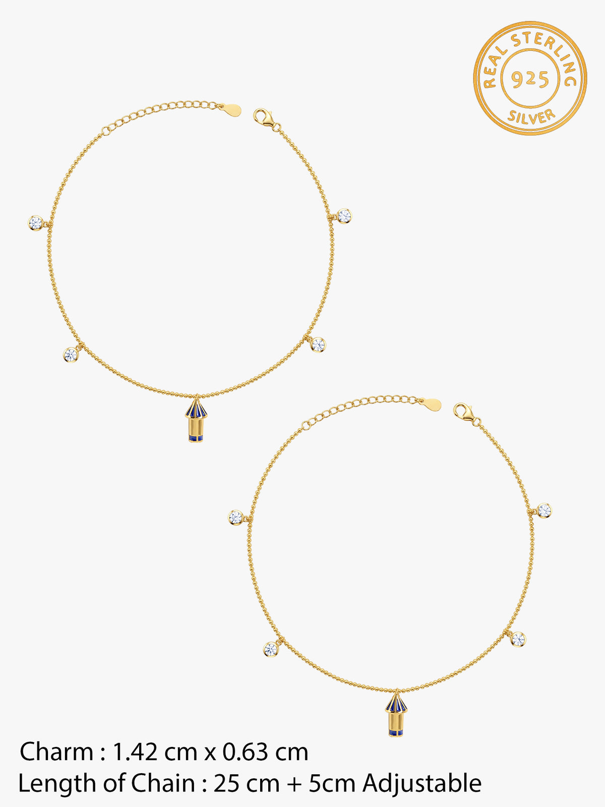 Golden Rocket Dhamaka Anklet