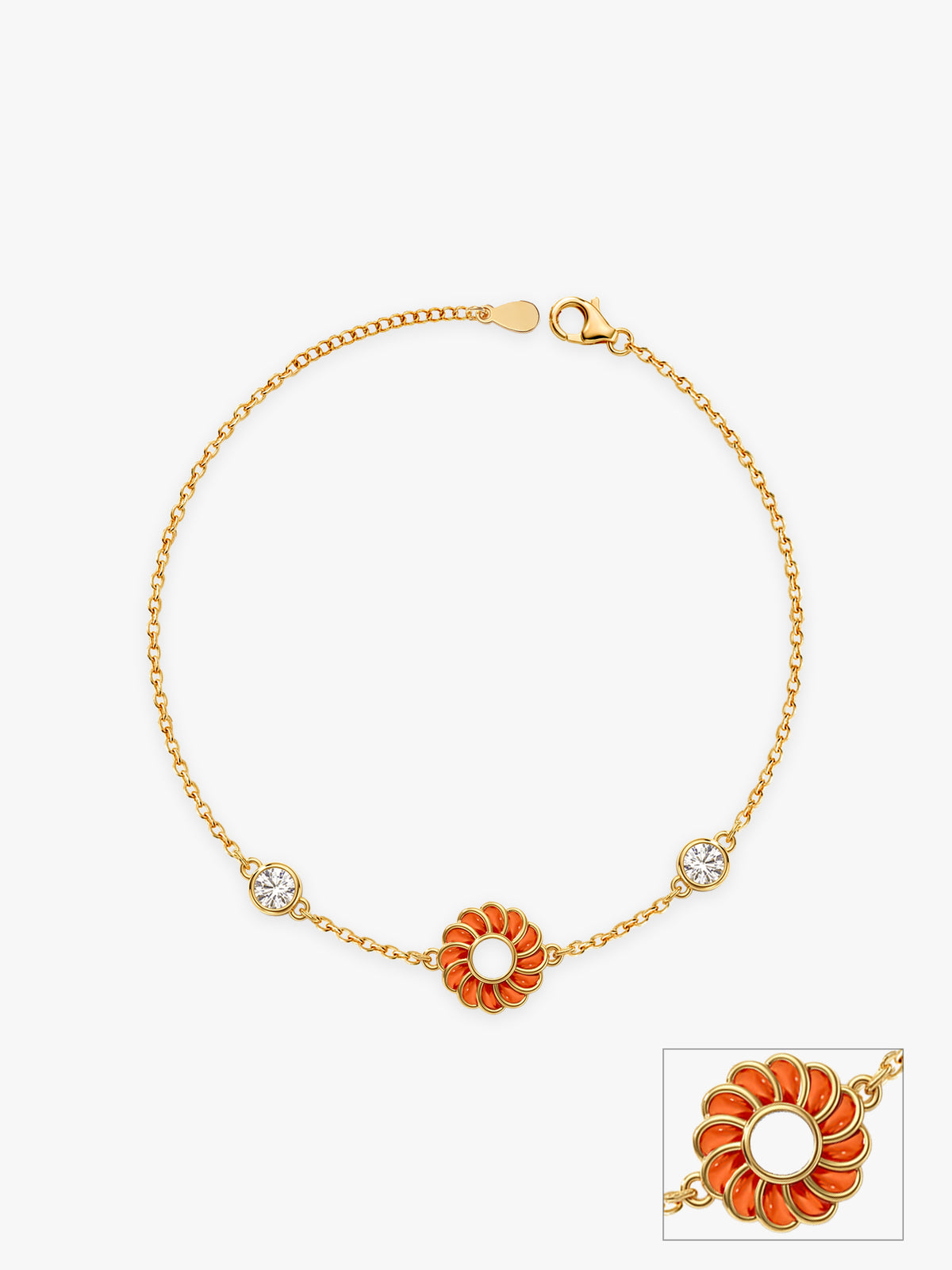Golden Kesari Jalebi Anklet
