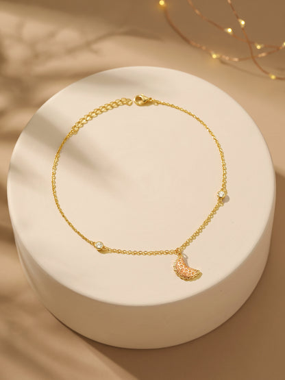 Golden Gujiya Anklet