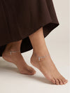 Silver Twinkle Trail Anklet