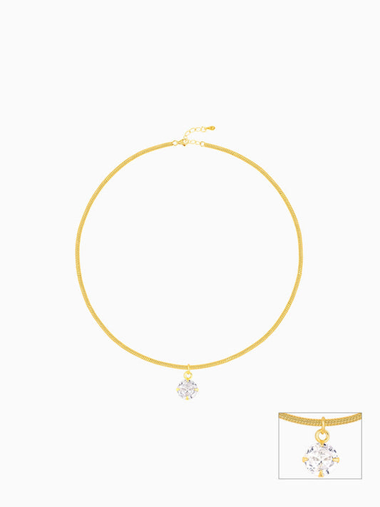 Golden Dangling Charm Anklet