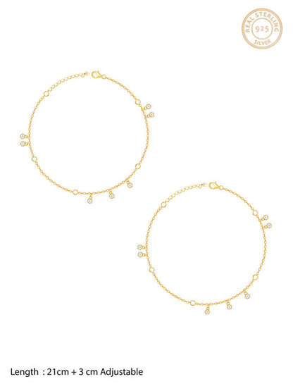 Golden Captivating Anklet