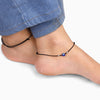Silver Evil Eye Anklet