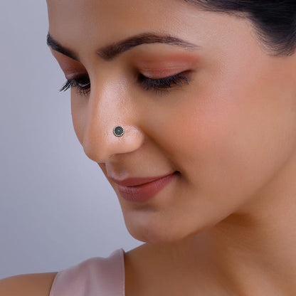 Oxidised Silver Nose Artificial Nose Pin Without Piercing Online