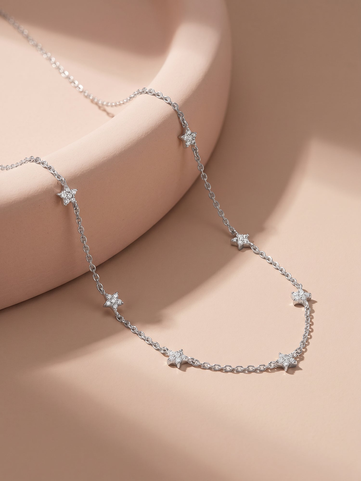Silver Star Constellation Necklace