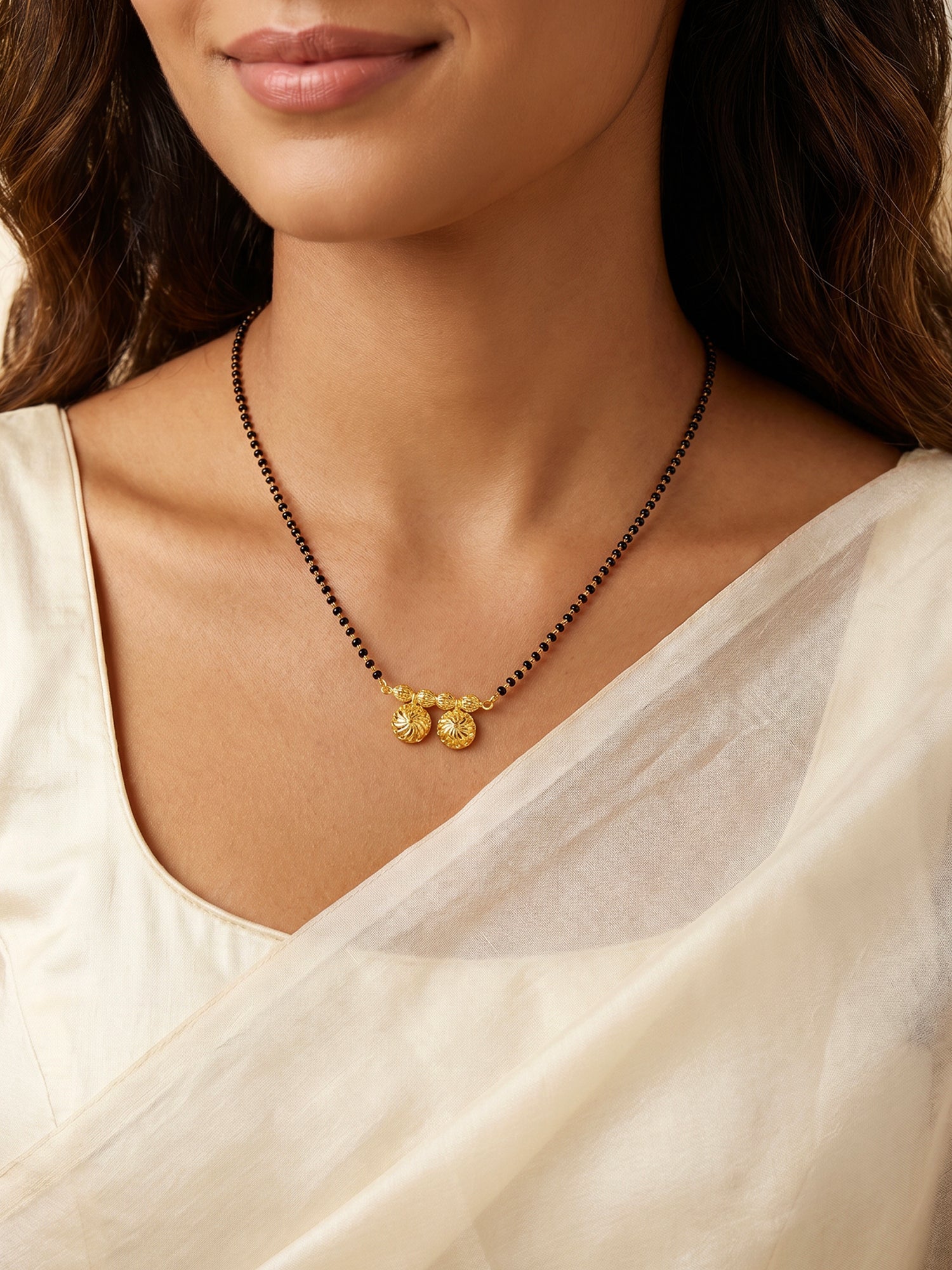 Golden Menka Mangalsutra