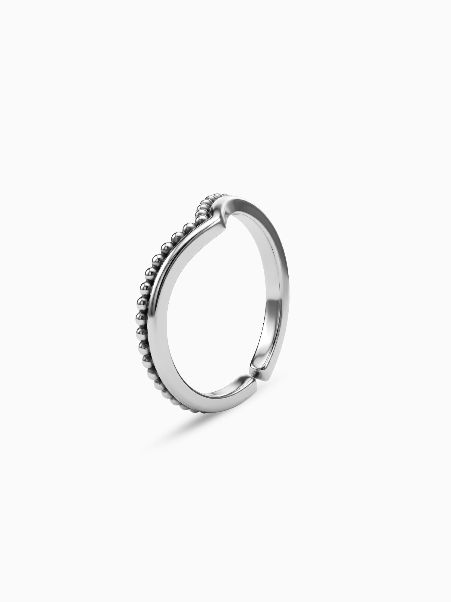 Oxidised Silver Wishbone Toe Rings