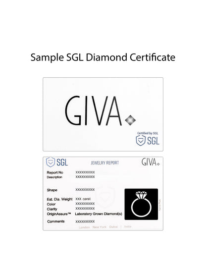 Gold Glam Lab Grown Diamond Stud Earrings