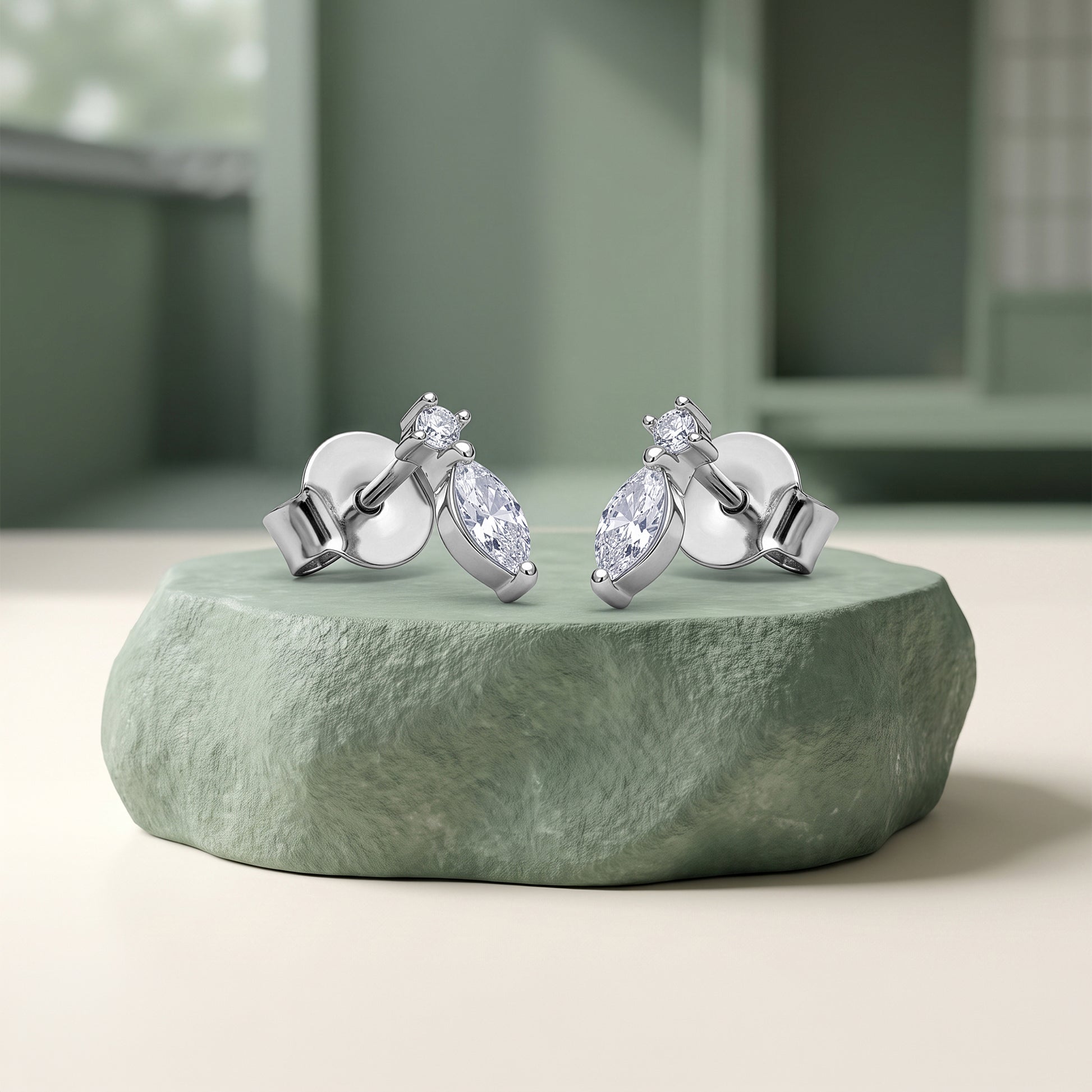 Silver Dewdrop Earrings