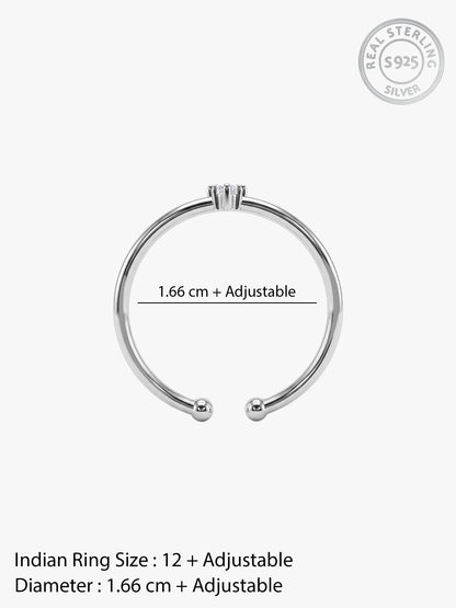 Silver Aina Ring (Size 12)