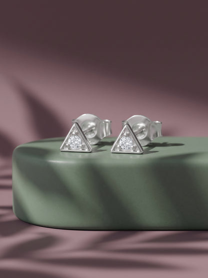 Silver Triple Point Studs
