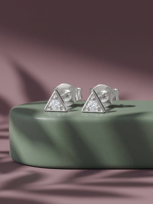 Silver Triple Point Studs