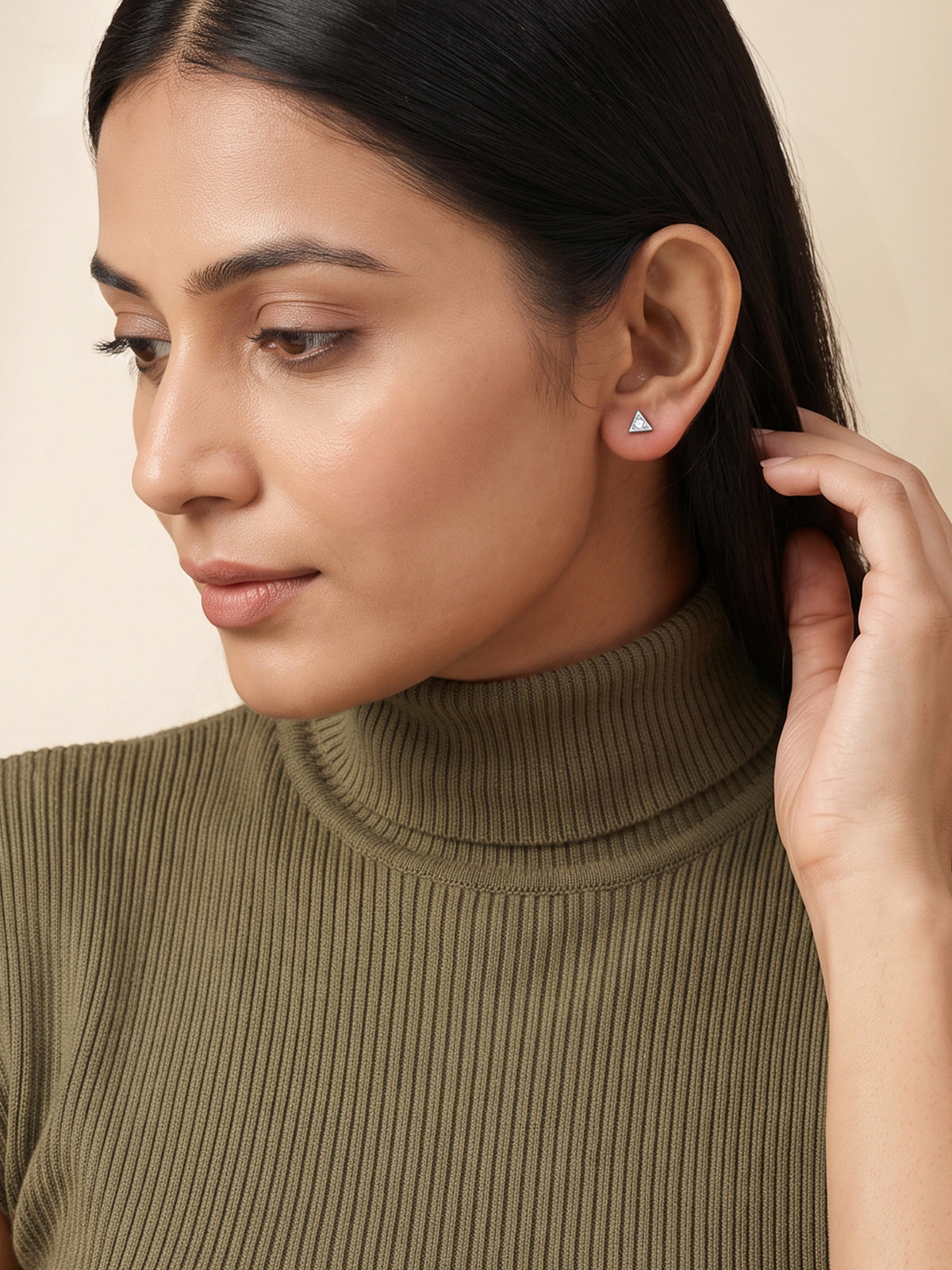 Silver Triple Point Studs