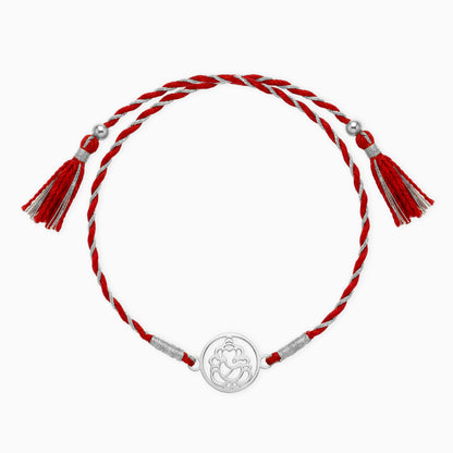 Silver Mangalmurti Kavach Rakhi