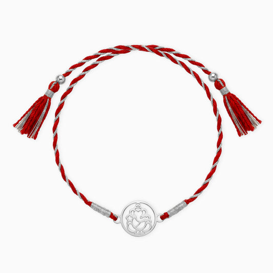 Silver Mangalmurti Kavach Rakhi