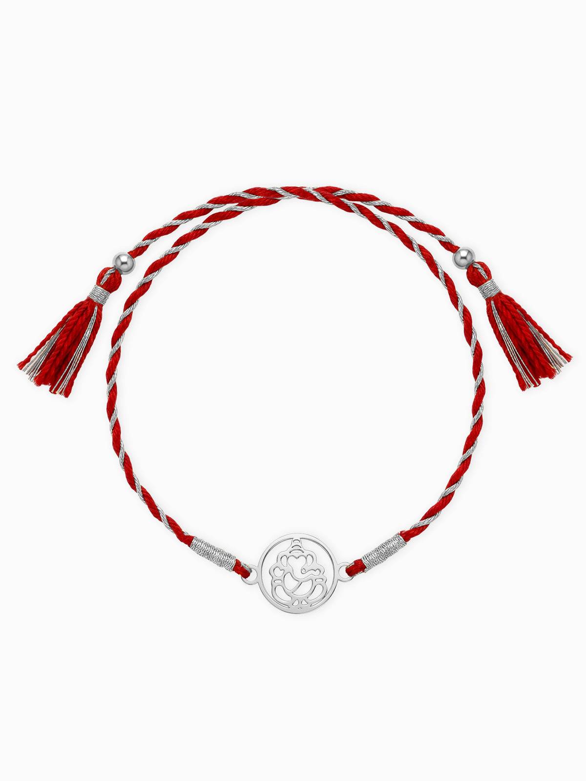 Silver Mangalmurti Kavach Rakhi