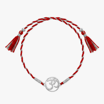 Silver Shree Om Rakhi