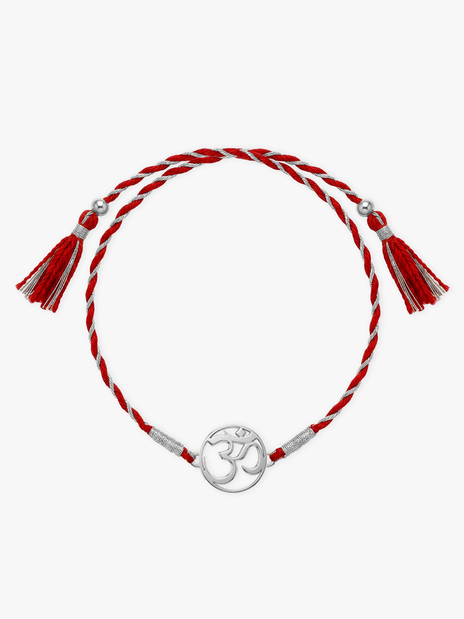 Silver Shree Om Rakhi