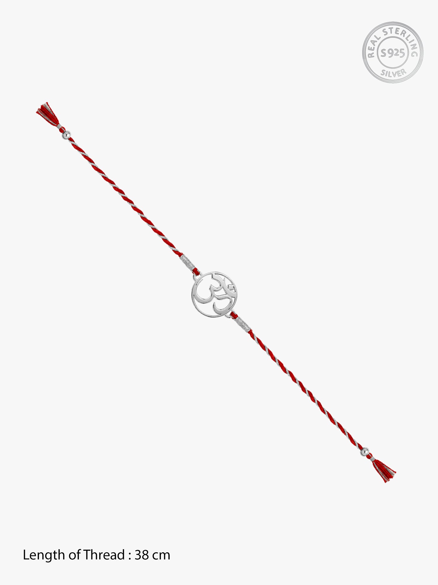 Silver Shree Om Rakhi