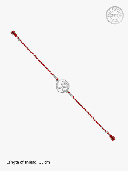 Silver Shree Om Rakhi