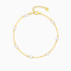 Golden Delicate Pearl Bracelet