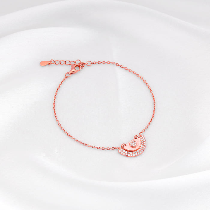 Rose Gold You're The One Bracelet