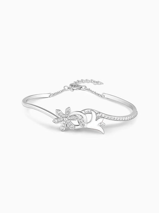 Silver Embracing Musli Bracelet