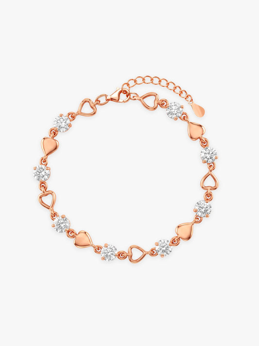 Kriti Sanon Rose Gold Heartlock Bracelet